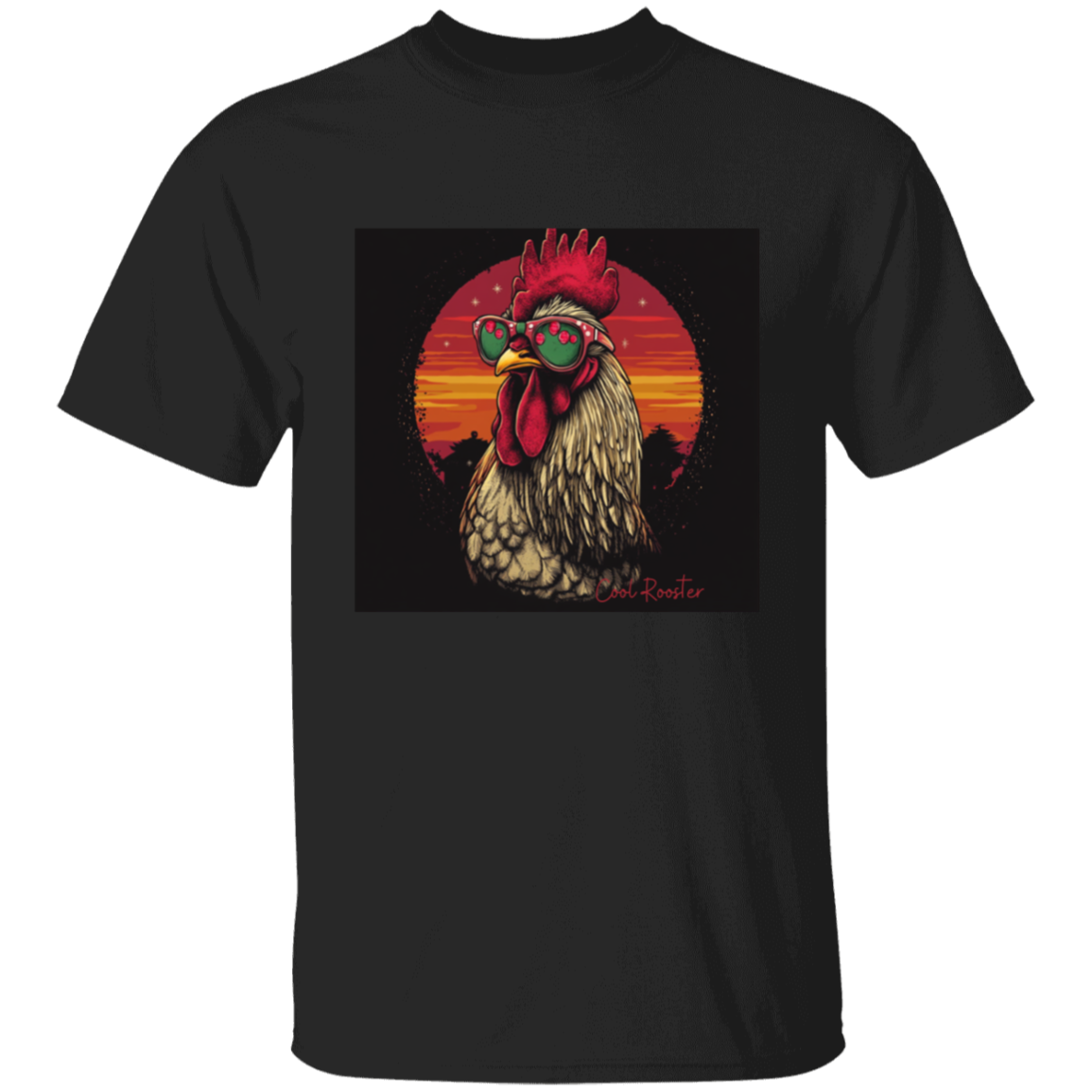 Cool Rooster Print Boy's T-shirt, Kids Casual Short Sleeve Breathable Comfortable Summer Outdoor Top