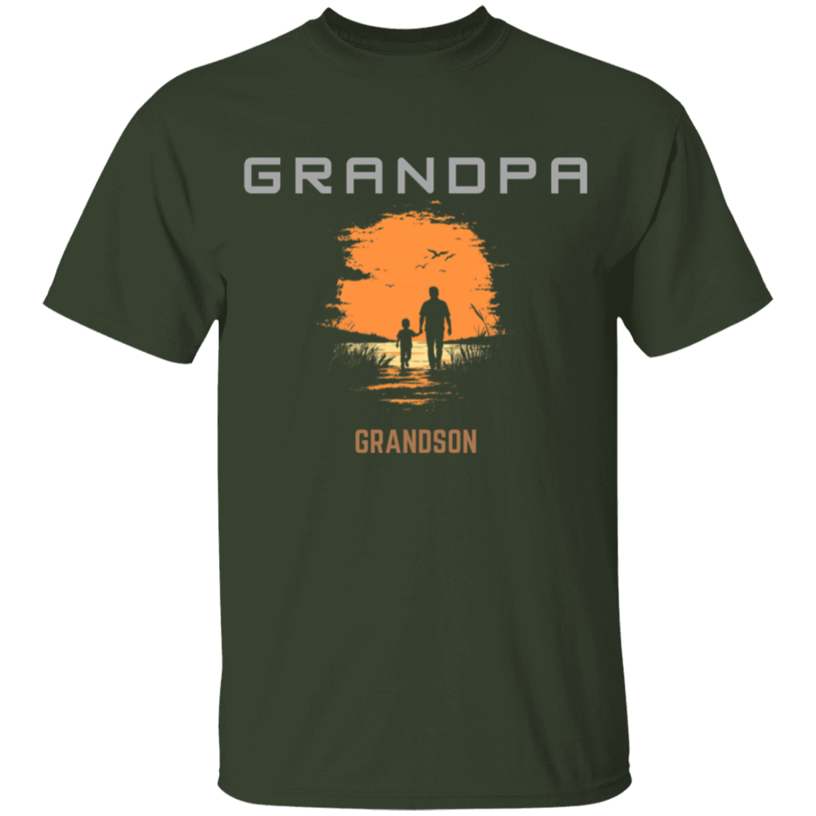 GRANDPA Print Tee Tops, Boys Round Neck Casual Short Sleeve Comfortable Soft Premium T-shirt