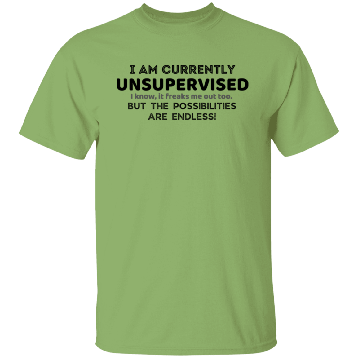 Men's "I AM CURRENTLY UNSUPERVISED" Letter Print T-shirt, Crew Neck And Short Sleeve Tee, Casual And Stylish Tops For Summer Casual And Street Wear