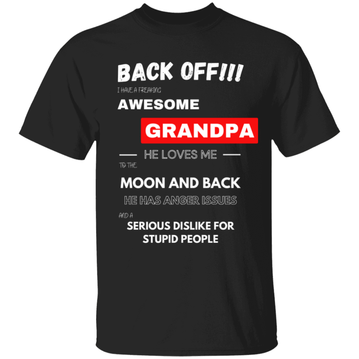 Awesome Grandpa Print Tee Tops, Boys Round Neck Casual Short Sleeve Comfortable Soft Premium T-shirt