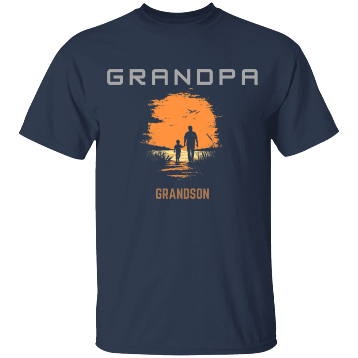 GRANDPA Print Tee Tops, Boys Round Neck Casual Short Sleeve Comfortable Soft Premium T-shirt