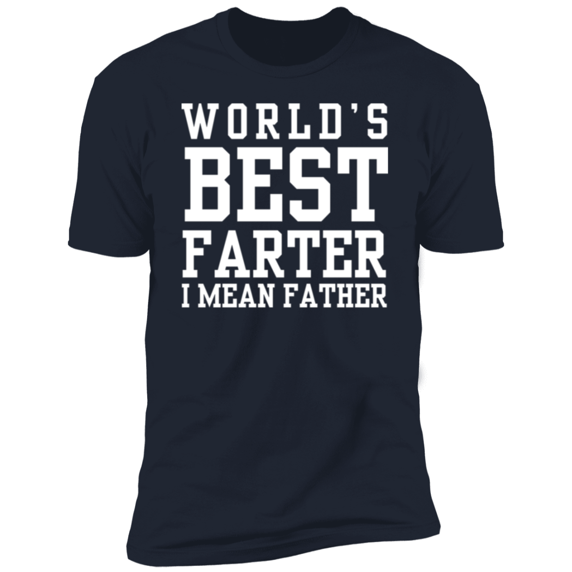 Men's "Worlds Best Farter" 100% Cotton Cute Boy Graphic Print T-shirt, Casual Short Sleeve Crew Neck Tee, Men's Clothing For Summer Outdoor