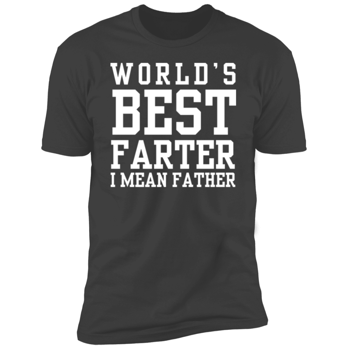 Men's "Worlds Best Farter" 100% Cotton Cute Boy Graphic Print T-shirt, Casual Short Sleeve Crew Neck Tee, Men's Clothing For Summer Outdoor