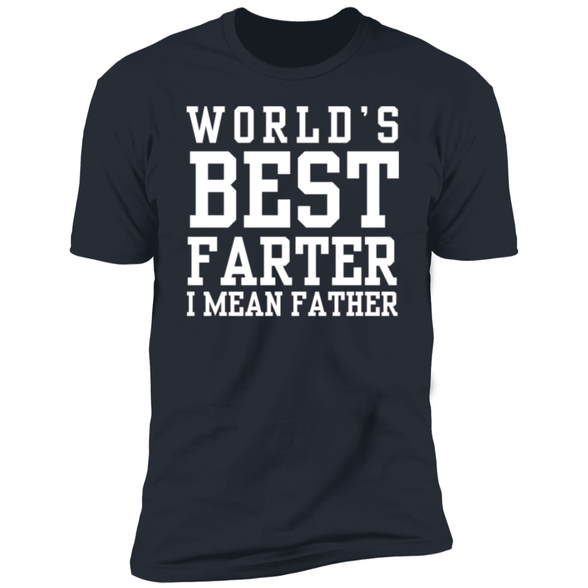 Men's "Worlds Best Farter" 100% Cotton Cute Boy Graphic Print T-shirt, Casual Short Sleeve Crew Neck Tee, Men's Clothing For Summer Outdoor