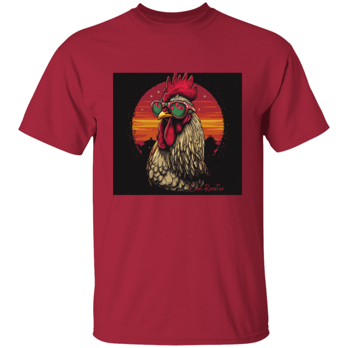 Cool Rooster Print Boy's T-shirt, Kids Casual Short Sleeve Breathable Comfortable Summer Outdoor Top