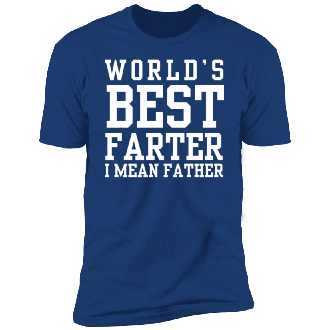 Men's "Worlds Best Farter" 100% Cotton Cute Boy Graphic Print T-shirt, Casual Short Sleeve Crew Neck Tee, Men's Clothing For Summer Outdoor