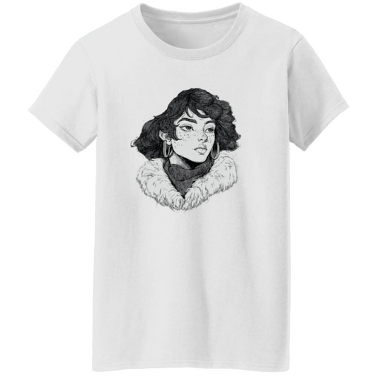 Effortless Elegance: Ladies' Premium Cotton T-Shirt