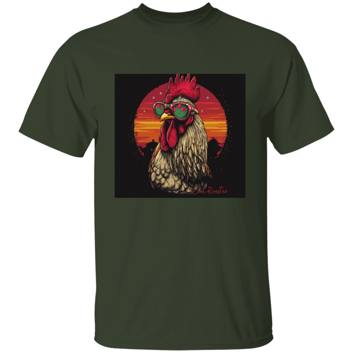 Cool Rooster Print Boy's T-shirt, Kids Casual Short Sleeve Breathable Comfortable Summer Outdoor Top