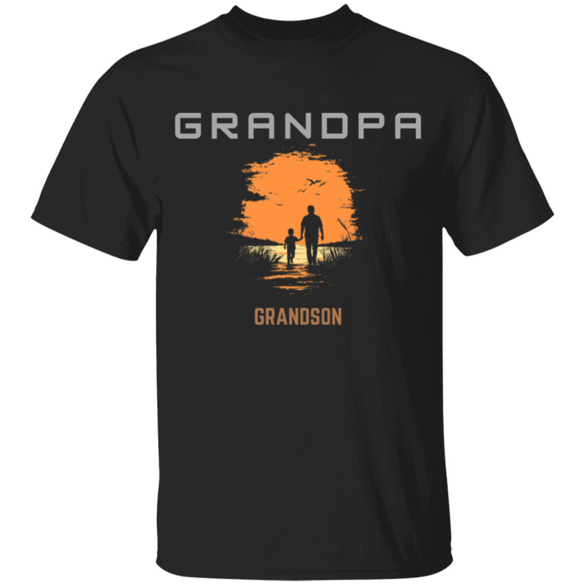 GRANDPA Print Tee Tops, Boys Round Neck Casual Short Sleeve Comfortable Soft Premium T-shirt